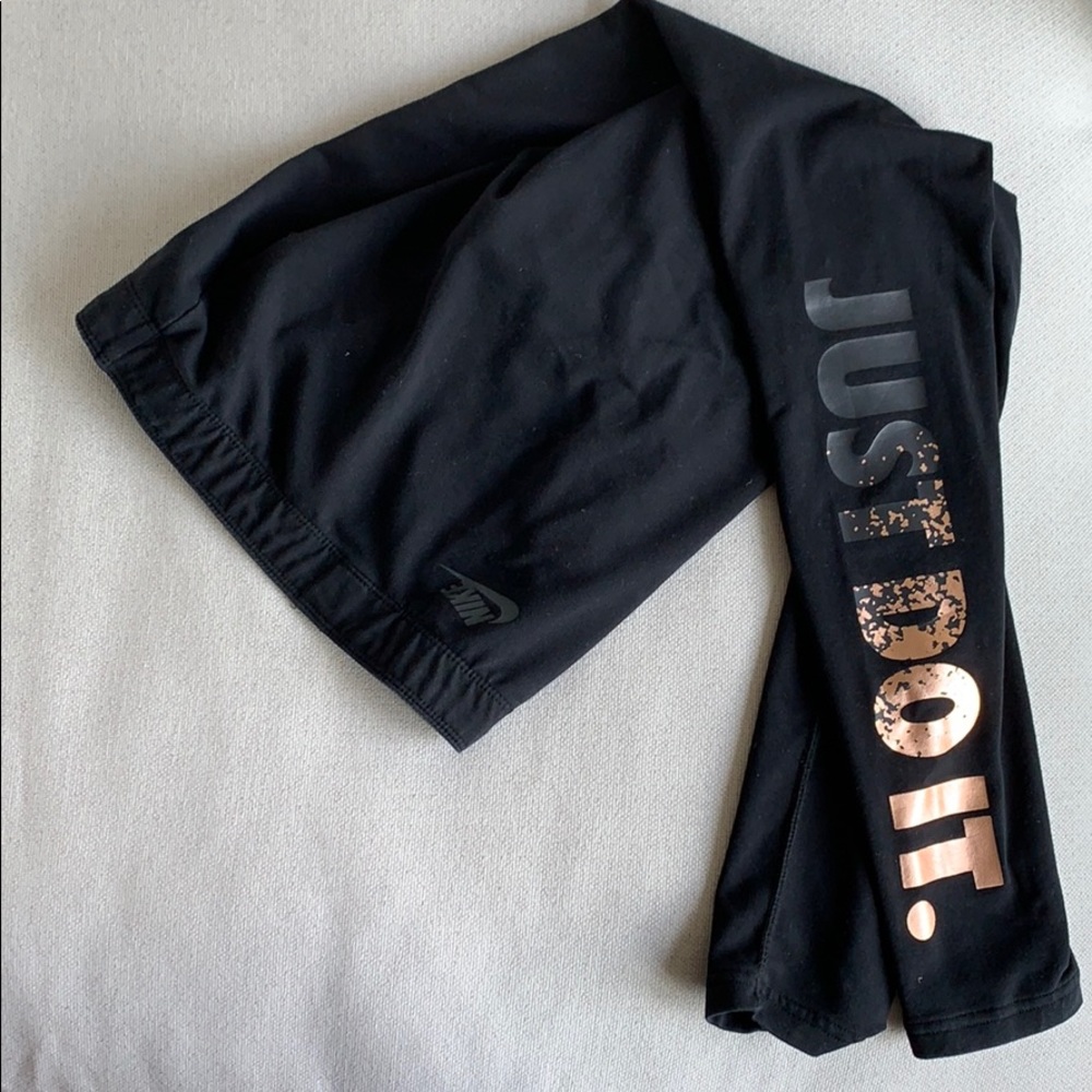 Nike black Just Do It leggings